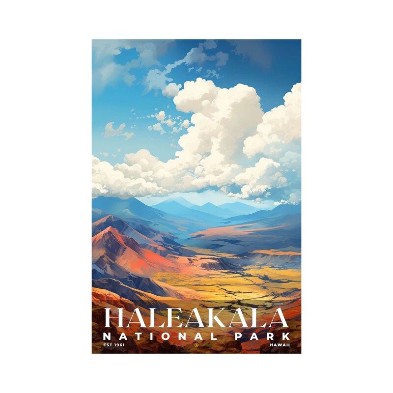 Haleakala National Park Poster, Travel Art, Office Poster, Home Decor | S6